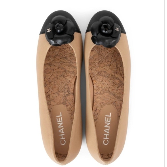 CHANEL Shoes - Authentic Chanel Camellia flower ballet flats. Size 36 1/2 EU. Size 6.5 US